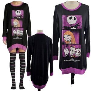 DISNEY'S Nightmare Before Christmas Villains Halloween 2 Piece Sleepwear Set